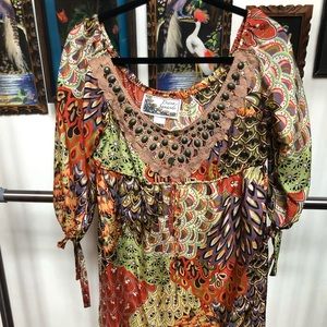 Printed tunic by Diana Samandi!